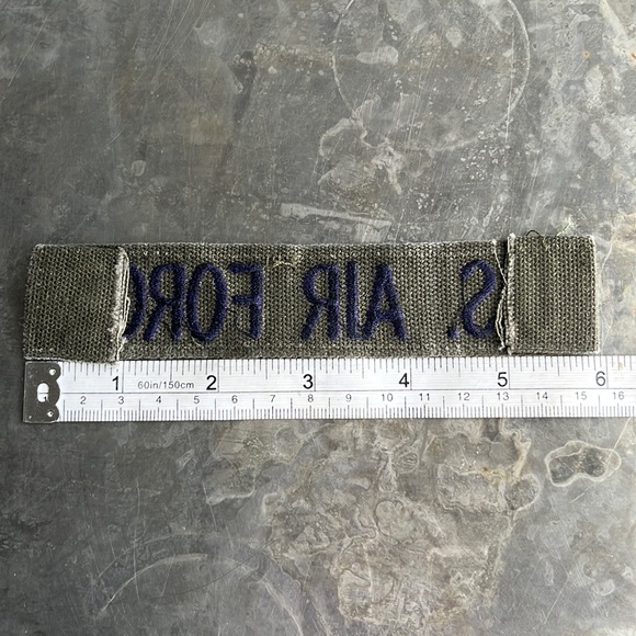 U.S. AIR FORCE embroidered tape patch - vintage - Picture 10 of 10